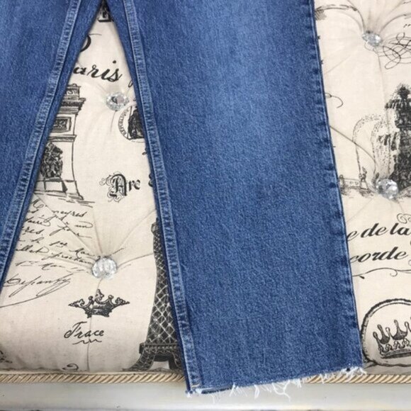 TOPSHOP MATERNITY MOTO Over Bump Raw Hem Leigh Jeans - Picture 6 of 10